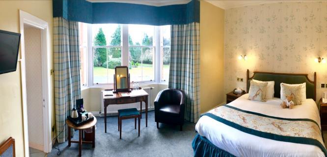 UK manor-house hotel room